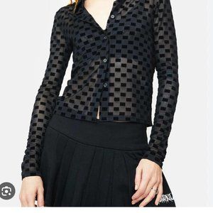 Edikted Women's Black Blouse
